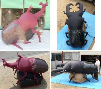 エアロフギュア：カブトムシ・クワガタ