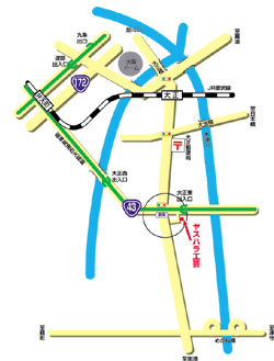 ヤスハラ工芸　地図　看板屋