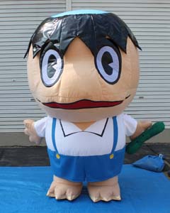 エア着ぐるみ：カッパのキューちゃん